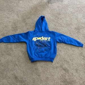 Tc blue sp5der hoodie